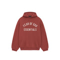 Fear of God Essentials-Fleece Hoodie 'Crimson'
