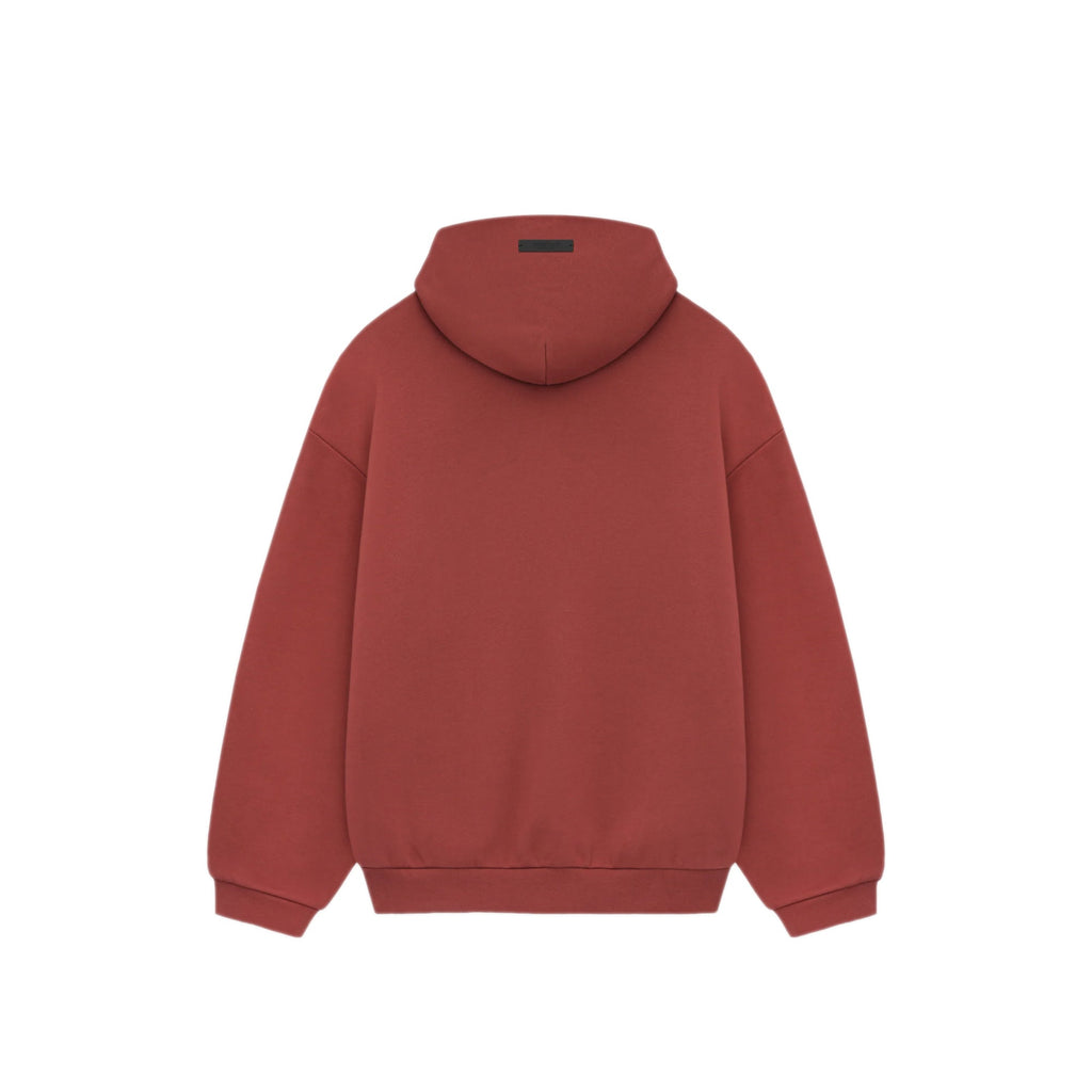 Fear of God Essentials-Fleece Hoodie 'Crimson'