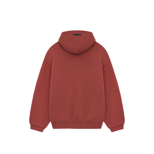Fear of God Essentials-Fleece Hoodie 'Crimson'