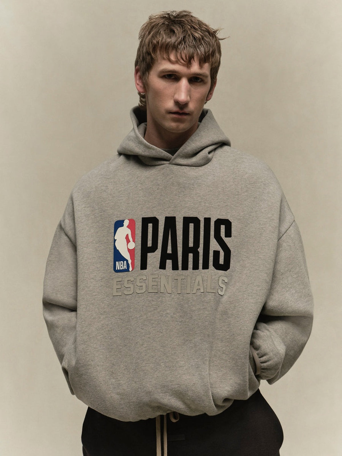 Fear of God EssentialsPULL OVER HOODIE - NBA - Warm Heather