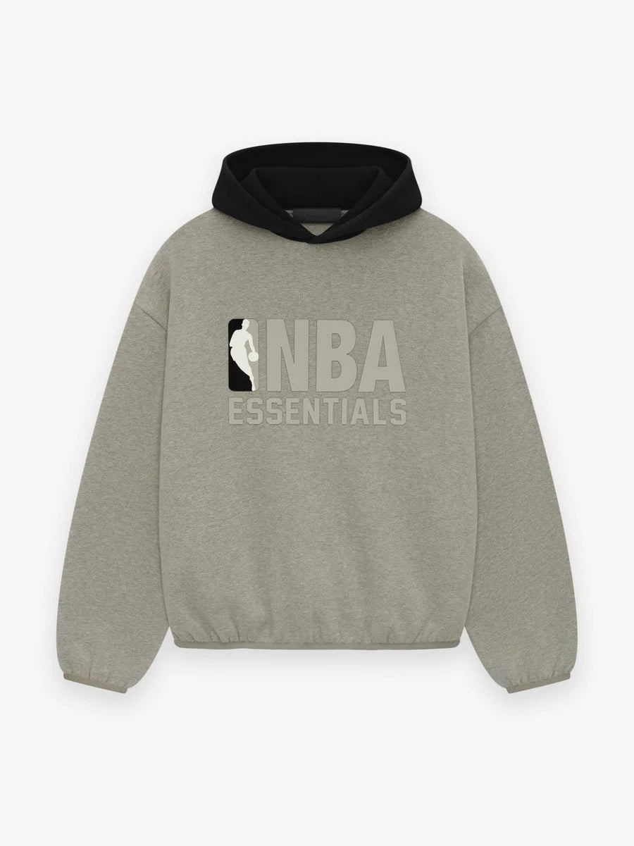 Fear of God EssentialsPULL OVER HOODIE - NBA - Warm Heather/Black