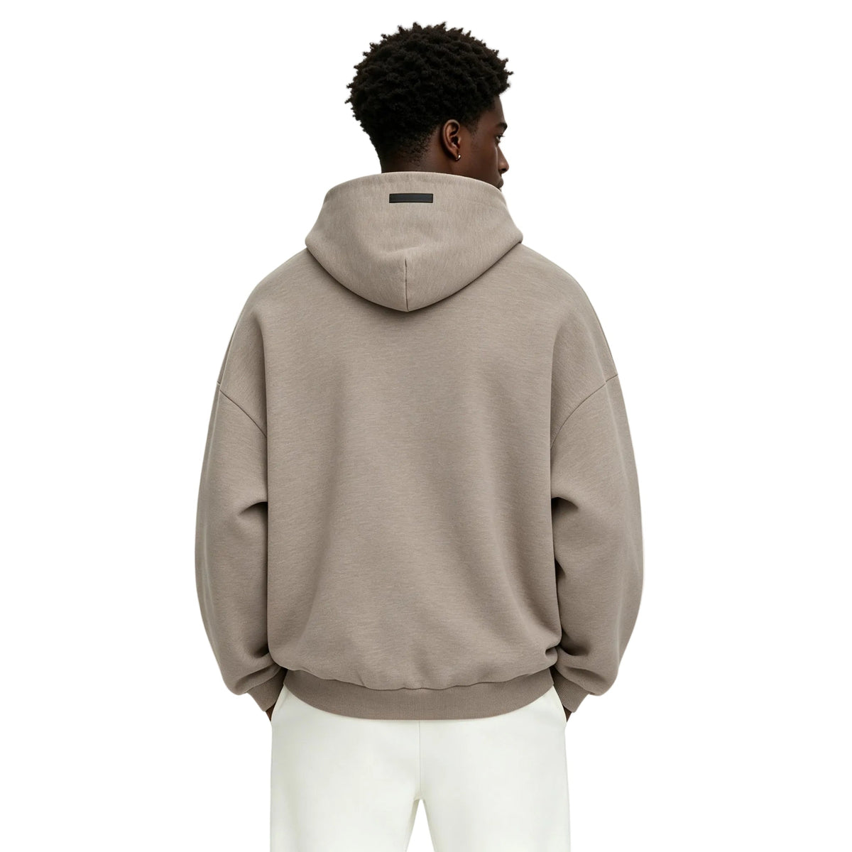 Fear of God Essentials-Fleece Hoodie 'Heather Grey'